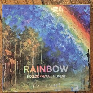 Rainbow Eyeshadow Palette - 9 Color Pressed Pigment